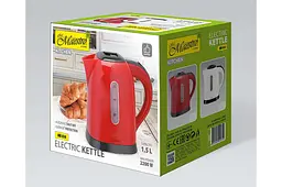 Електрочайник пластиковий Maestro MR-034-RED 1.5л 2200 Вт червоний - мініатюра 3