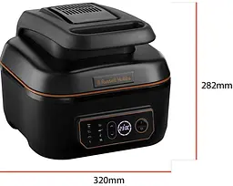 Мультипіч Russell Hobbs SatisFry Air & Grill 1745Вт 5.5л алюміній/пластикчорно-оранжевий - мініатюра 7