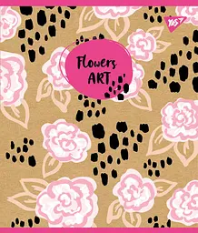 Набір зошитів Yes Flowers art А5 в клітинку 18 аркушів 10 шт. (765080) - мініатюра 3