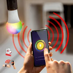 Cвітлодіодна лампа Horoz Electric HOROSCOPE-9 9W E27 RGB+2700K-6500K - мініатюра 3