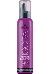 Мус-фарба для волосся Schwarzkopf Professional Igora Expert Mousse, відтінок 9,5-4, 100 мл (1917514) - мініатюра 2