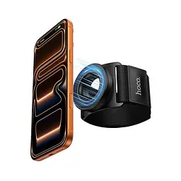 Тримач на руку магнітний HOCO wrist armband magnetic mobile phone holder GT20