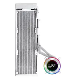Система рідинного охолодження Lian Li HydroShift II LCD-C 360 FANLESS White (G89.GHS2LCD36W.00) - мініатюра 6