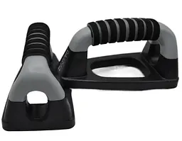 Упори для віджимань Power System PS-4022 Push UpBars Pro (Прямі) (PS-4022_Black-Grey) - мініатюра 3