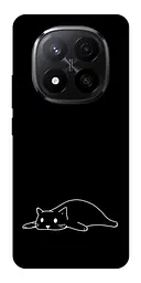 TPU чохол Demsky Lazy cat для Xiaomi Redmi Note 14 Pro+ 5G