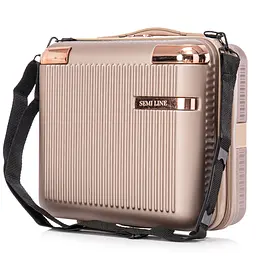 Бьюті-кейс Semi Line 16L Champagne (T5666-2), Шампань