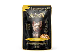 Корм для собак ANIMALL Пауч 80г для собак курка,