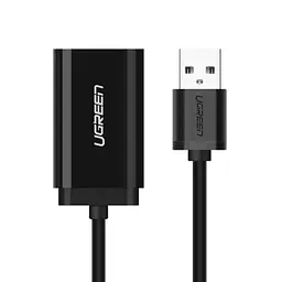 Звукова карта Ugreen USB AUX jack, TRS(Mic + Ear) ALC4042 Чорна US205 (30724) - мініатюра 2