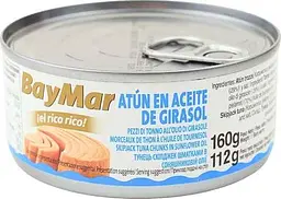 Тунець BayMar в соняшниковій олії 160 г (8425930222063)