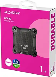 Зовнішній накопичувач SSD 1Tb ADATA SD620 USB 3.2 (Gen 2) (SD620-1TCBK) - мініатюра 6