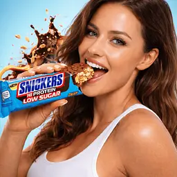 Шоколадний батончик Snickers Hi Protein Low Sugar Crisp 55 г - мініатюра 7
