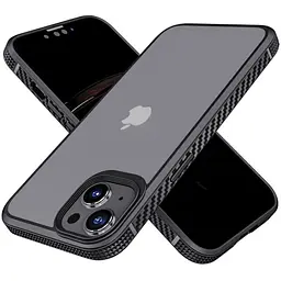 Протиударний бампер чохол Primolux Transparent для смартфона Apple iPhone 14 Black - мініатюра 2