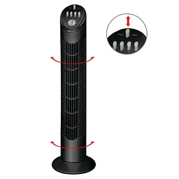 Вентилятор колонний Clatronic T-VL 3546 (76cm), потужність 50вт, Black - мініатюра 4