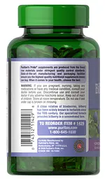 Натуральна добавка Puritan's Pride Bilberry Fruit Extract 1000 mg 180 капсул - мініатюра 3