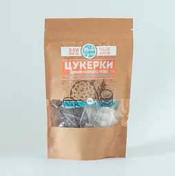 Цукерки фруктово горхові з амарантом "Диня, Ківі Кокос" Жива кухня 100 г