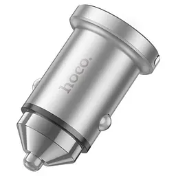 Автомобільний комплект - адаптер і кабель HOCO NZ10 45 W usb-c - lightning сріблястий - мініатюра 5