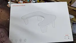 Підлокітник для манікюру Arm Rest Pillow U1 Ергономічна підставка під руку 45х30х15,8 см Білий - мініатюра 7