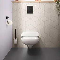 Йоршик для унітазу настінний Grohe QuickFix Start 411852430, Чорний матовий - мініатюра 4