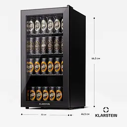 Холодильник для напоїв Klarstein Beersafe 74 Slim (10045534) - мініатюра 6