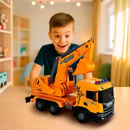 Автомодель TechnoDrive Super Big Truck Екскаватор Scania (5006KS) - мініатюра 13