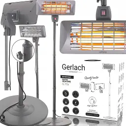 Обігрівач кварцовий Gerlach GL 7734 - мініатюра 4