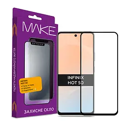 Захисне скло MAKE Infinix Hot 50