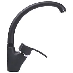 Змішувач для кухні Globus Lux GLQU-0203S-BIG-1-Onix Чорний - мініатюра 2