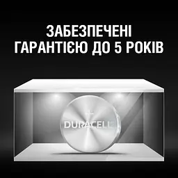 Батарейка Duracell LR44 1.5V спеціалізована лужна типу таблетка, 76A/A76/V13GA, 2шт. в упаковці (5000394504424 / 5007795) - мініатюра 5