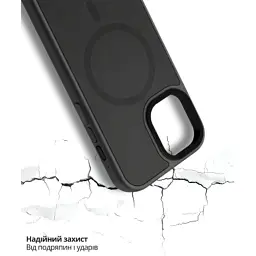 Чохол до мобільного телефона BeCover FIBRA ArcLine MagSafe Apple iPhone 17 Black (715372) - мініатюра 5