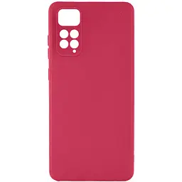 Силіконовий чохол Epik Candy Full Camera для Xiaomi Redmi Note 11 (Global) / Note 11S Бордовий / Burgundy