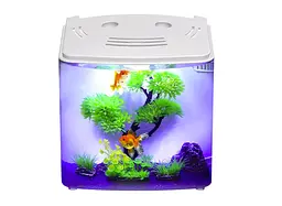Акваріум SunSun ATS-220 білий 4 л 20х14х21 см