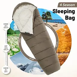 Спальник з капюшоном Naturehike MJ 600 CNK2300SD014, коричневий - мініатюра 8