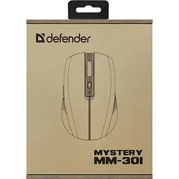 Мишка Defender Mystery MM-301, бездротова Bluetooth+2.4G, 1600 dpi., 4кн., 500mAh, LED, фіолетова - мініатюра 6