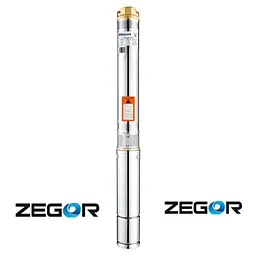 Насос глибинний відцентровий Zegor 3SDM318-0,75 кабель 8 м + ремкомплект 30412 - мініатюра 2