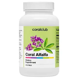 Корал Люцерна Корал Клаб, 120 капсул | Coral Alfalfa Coral Club