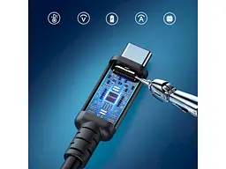 Кабель USB Type-C Choetech USB Type-C to USB Type-C 100W 0.8m Black (XCC-1028) - мініатюра 3