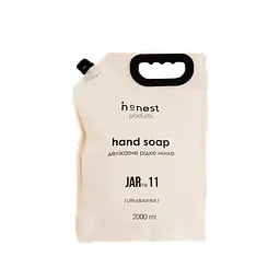 Делікатне рідке мило JAR №11 citrus & santal від honest products, 2л