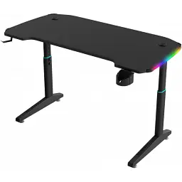 Комп'ютерний ігровий стіл GT Racer T-1221 Black [123412] - мініатюра 4