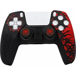 Чохол на геймпад Silicone Case для Sony DualSense Spider-Man + Thumb Grip Gaps 08 [175431]