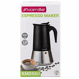 Кавоварка гейзерна Kamille KM-0560 600 мл - мініатюра 8