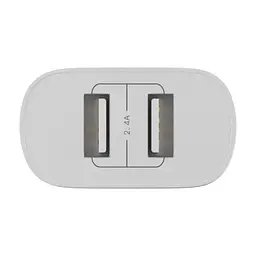 Зарядний пристрій Globex 2xUSB 12W FastPower white (12WAC) - мініатюра 2