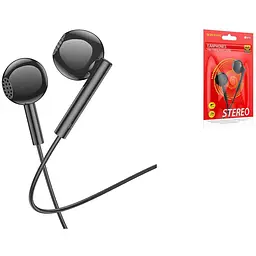 Навушники Borofone BM76 Ocean universal with mic пластикові чорні - мініатюра 5