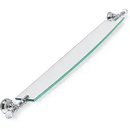 Полиця скляна Stilhaus Smart Light хром SL0408, Хром