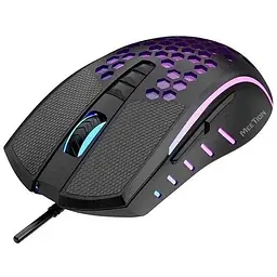 Комп'ютерна миша Mееtion GM015 ігрова оптична провідна 800-6400 DPI 8 кнопок RGB підсвічування чорна - мініатюра 5