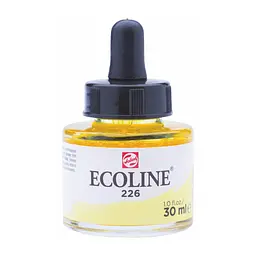 Фарба акварельна рідка Ecoline (226) Пастельна жовта 30 мл Royal Talens [CD]