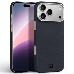 Чохол до мобільного телефона Armorstandart BlackIcon Aramid Plain MagCase Apple iPhone 18 Pro Max Black (ARM92837) - мініатюра 2