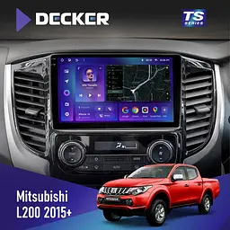 Штатна магнітола Mitsubishi L200 2015+ Climate Decker D9-009 4x64, DSP, 4G, 2k Decker (НФ-00008334)