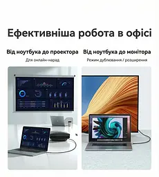 Кабель Vention HDMI-Type-C V 2.0 2 м (CRBBH) - мініатюра 4