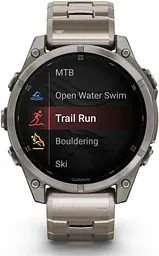 Смарт-годинник Garmin Fenix 8 47mm AMOLED Sapphire Titanium with Vented Titanium Bracelet (010-02904-40) - мініатюра 8