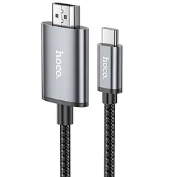 Перехідник Hoco UA27 HD Type-C to HDMI (2m) Metal gray